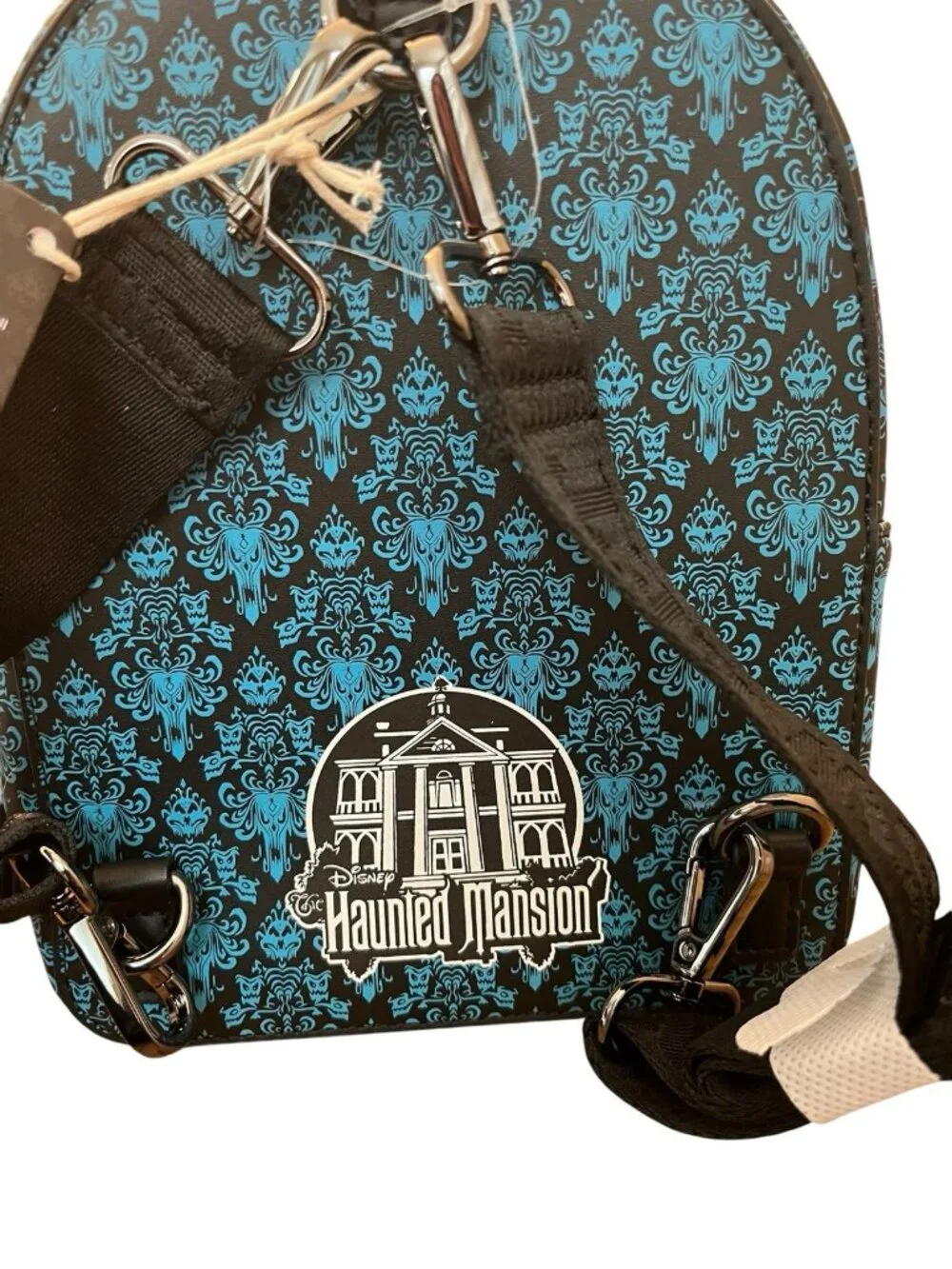 Loungefly Haunted Mansion Hitchhiking Ghosts Mini Backpack Convertible Bag NWT
